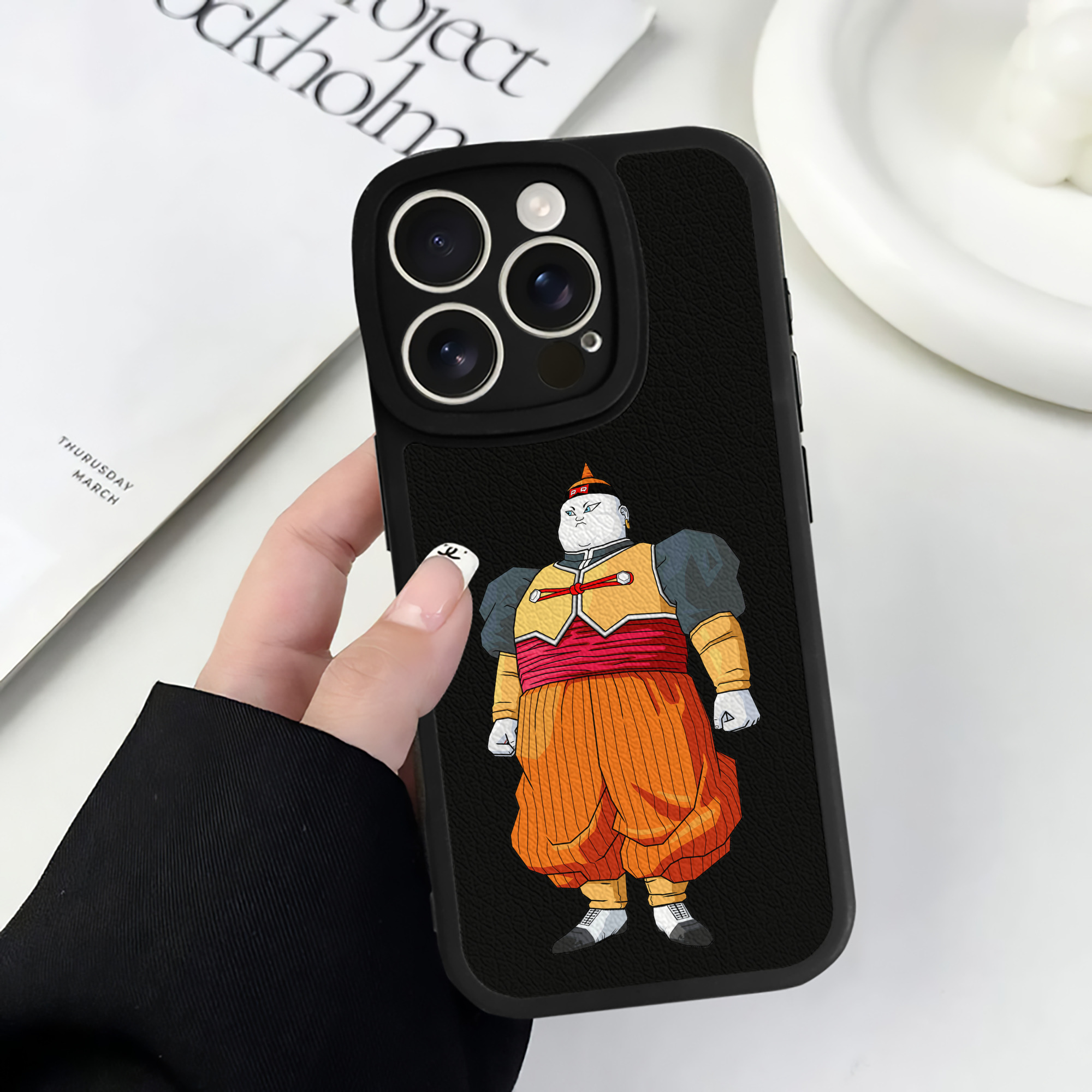 （画像用） ドラゴンボール DRAGON BALL 【iPhone 16シリーズ対応】シリコンスマホケース（レザー調） 材質：シリコン